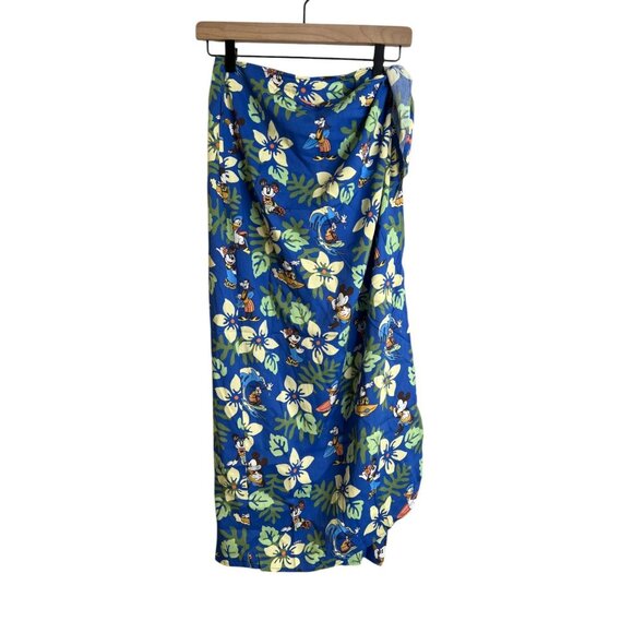 Reyn Spooner Mickey Mouse Disney Womens Wrap Skirt Swim Cover Size XS/S Hawaiian - Picture 1 of 4